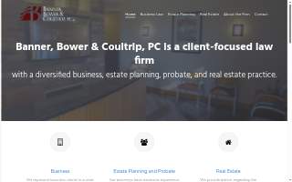 Banner, Bower & Coultrip, PC website