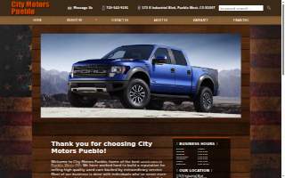 City Motors website