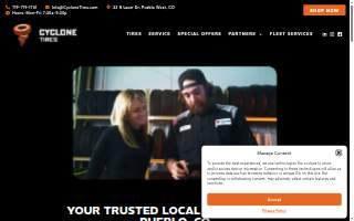 Cyclone Tires website