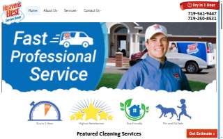 Heaven's Best Carpet Cleaning website