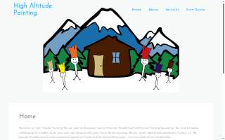 High Altitude Painting of Pueblo West website