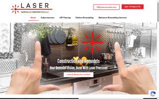 LASER Remodel & Construction LLC website
