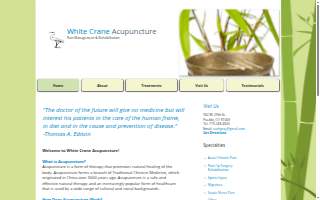 White Crane Acupuncture of Pueblo West website