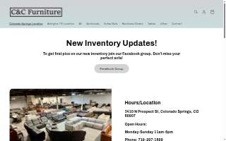 C&C Furniture website