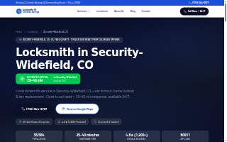Colorado Springs Locksmith website
