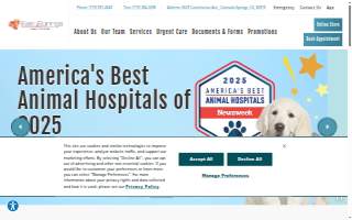 East Springs Animal Hospital website