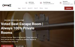 Escaped In Time website