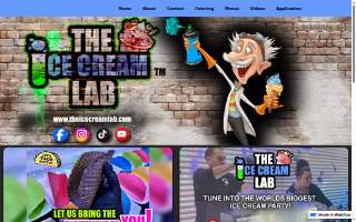 The Ice Cream Lab website