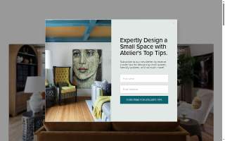 Atelier Interior Design website