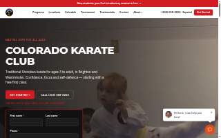 Colorado Karate Club website