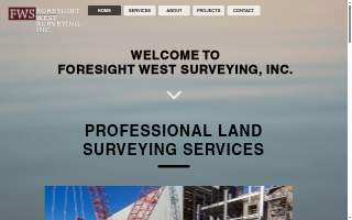 Foresight West Surveying Inc website
