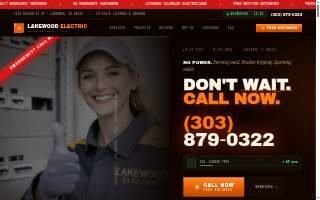Lakewood Electric website
