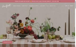Landfall Floral Co. website