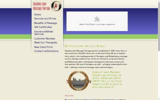 Standley Lake Massage Therapy website