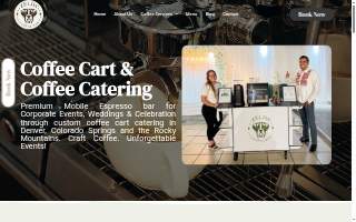 Zelda Coffee Catering Cart website