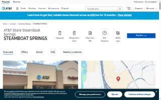 AT&T Store of Steamboat Springs website