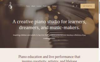 Beth Blaskovich Piano Studio website