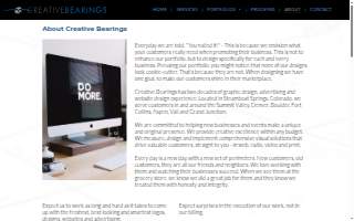 Creative Bearings, Inc. website