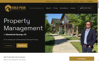 Gold Peak Property Management website