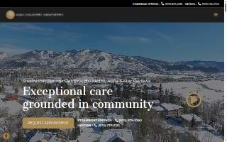 High Country Dentistry website