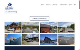 HighPeak Roofs website