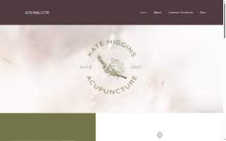 kate higgins acupuncture website