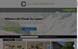 Ski Town Commercial Real Estate website