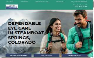 Steamboat Vision Clinic website