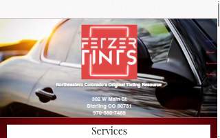 Fetzertints website