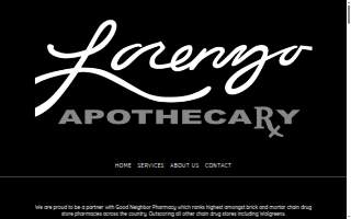 Lorenzo Apothecary website