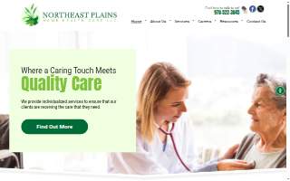 Northeast Plains Home Health Care website