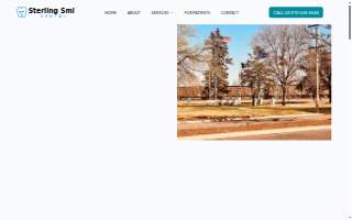 Sterling Smiles Dental website