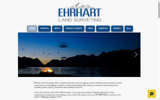 Ehrhart Land Surveying, LLC of Superior website