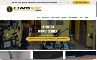 Elevated Music Center website