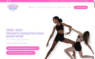 Fearless Motion Dance Center website