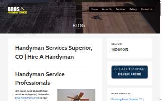 Handyman Services website