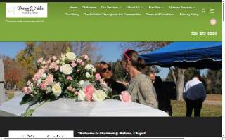Shannon & Malone Chapel Of Peace Funeral Home and Cremation Services website