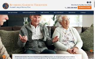 Bethesda Gardens Thornton Assisted Living and Memory Care website
