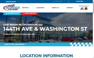 Cobblestone Car Wash of Thornton website