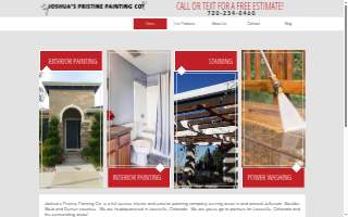 Joshua's Pristine Painting Co. website