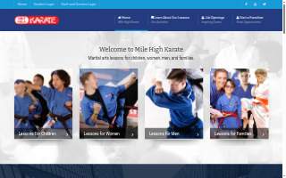 Mile High Karate of Thornton website