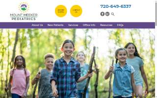 Mount Meeker Pediatrics of Thornton website
