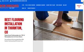 New Horizons Flooring of Thornton website