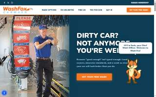 Wash Fox Car Wash of Thornton website
