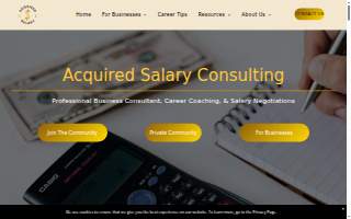 Acquired Salary Business Consulting website