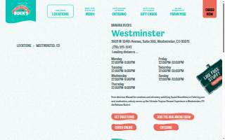 Bahama Buck's - Westminster website