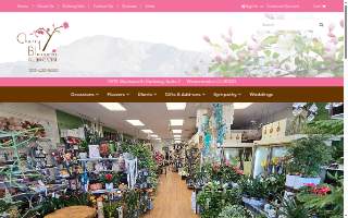 Cherry Blossoms Florist website