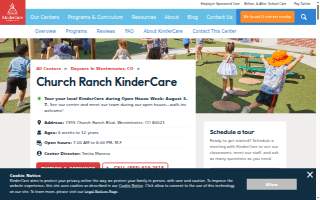 Church Ranch KinderCare website