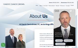 Ciancio Ciancio Brown, P.C. - Westminster website