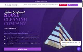 Clean Queen of Westminster website